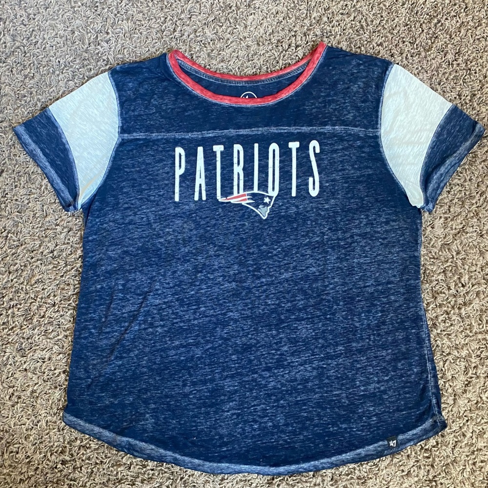 NFL PATRIOTS Womens Oversized T-shirt L